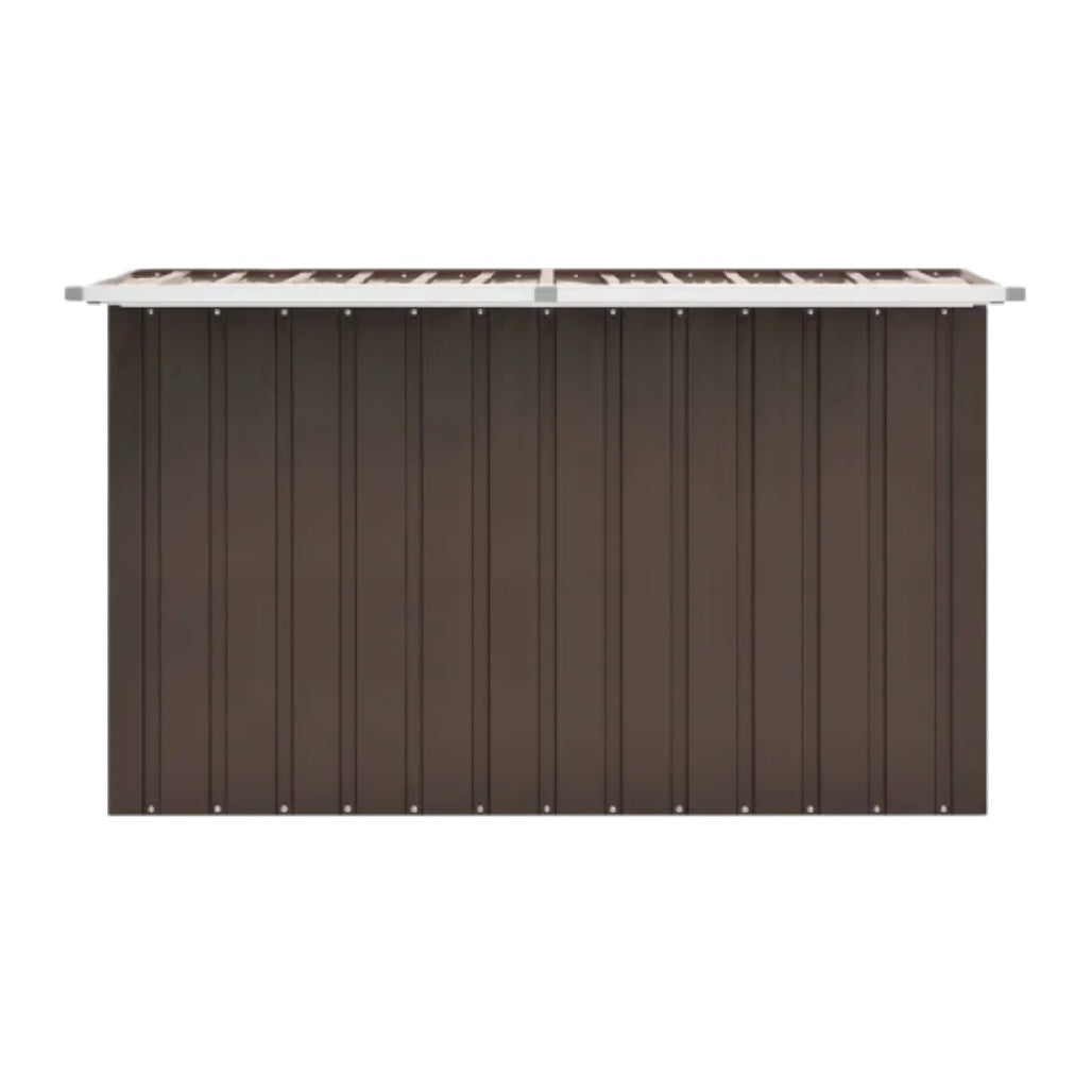 Garden Storage Shed for Outdoor Use in Galvanized Steel - 200 x 80 x 100