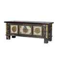 Storage Chest for Home Décor in Wood and Metal - 120 x 40 x 40